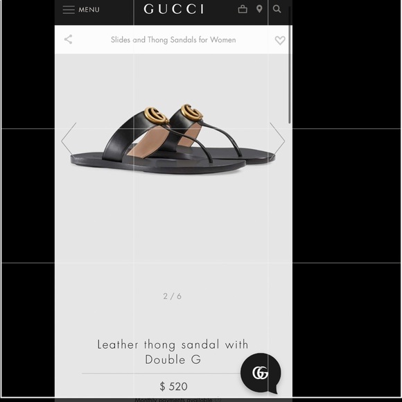 Authentic Gucci thong sandals - Picture 9 of 9